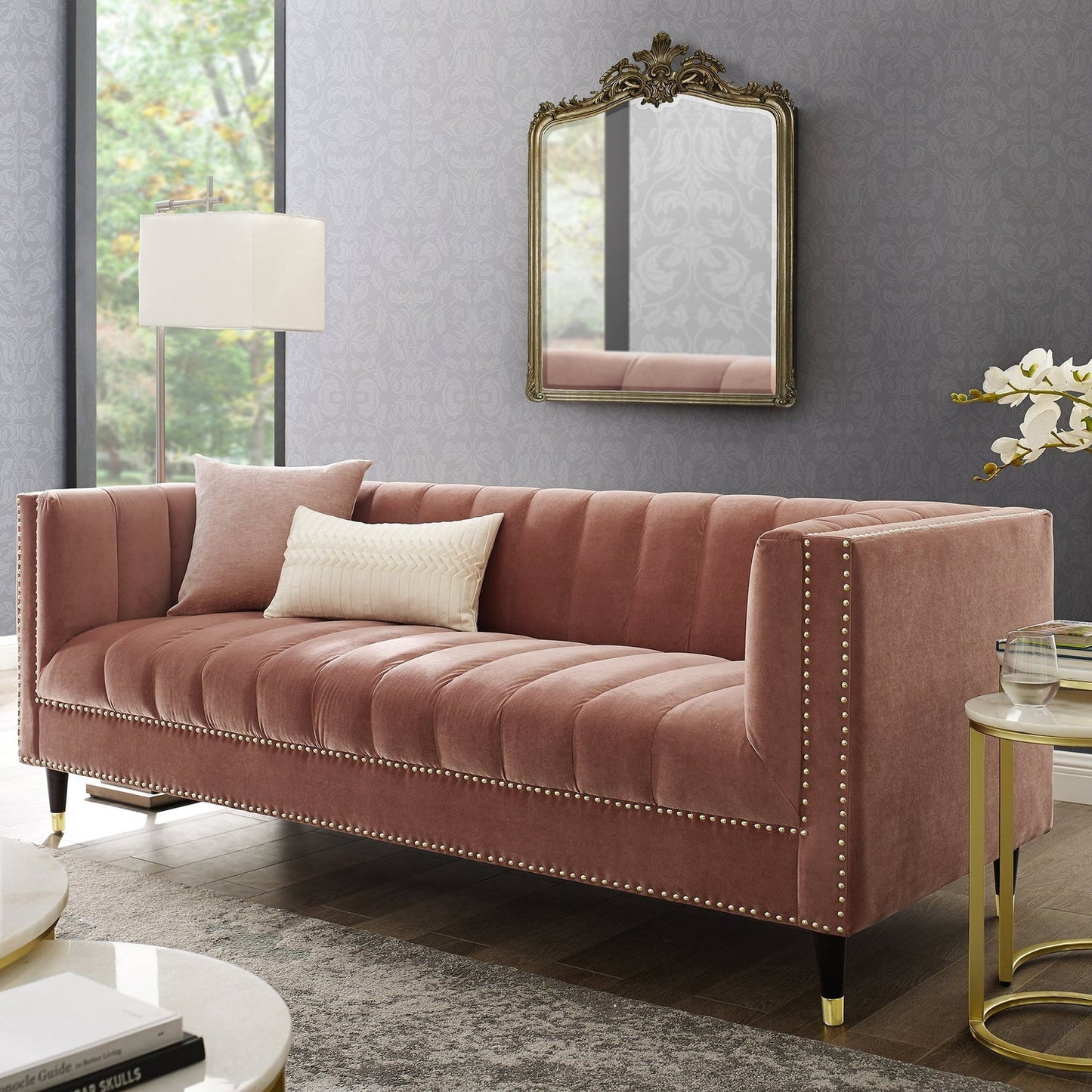 Milton Velvet Sofa