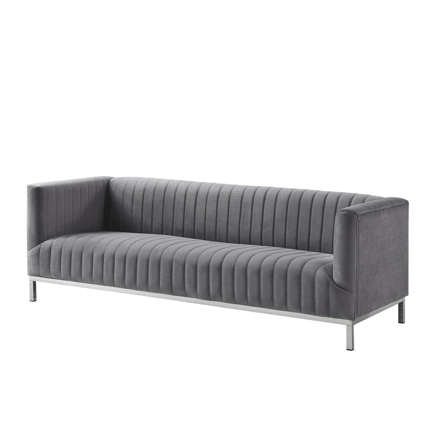 Sean Velvet 3-Seat Sofa