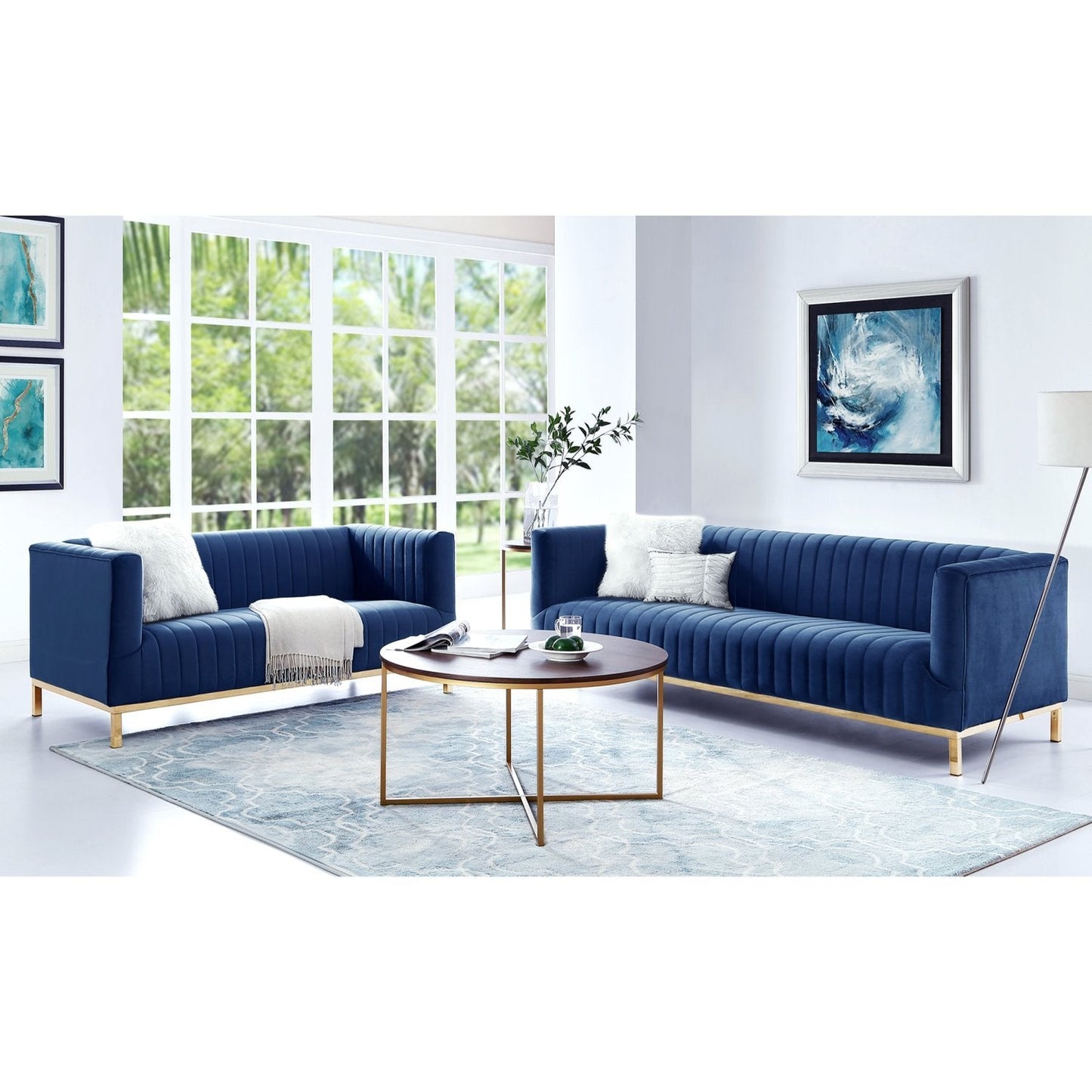 Sean Velvet Loveseat