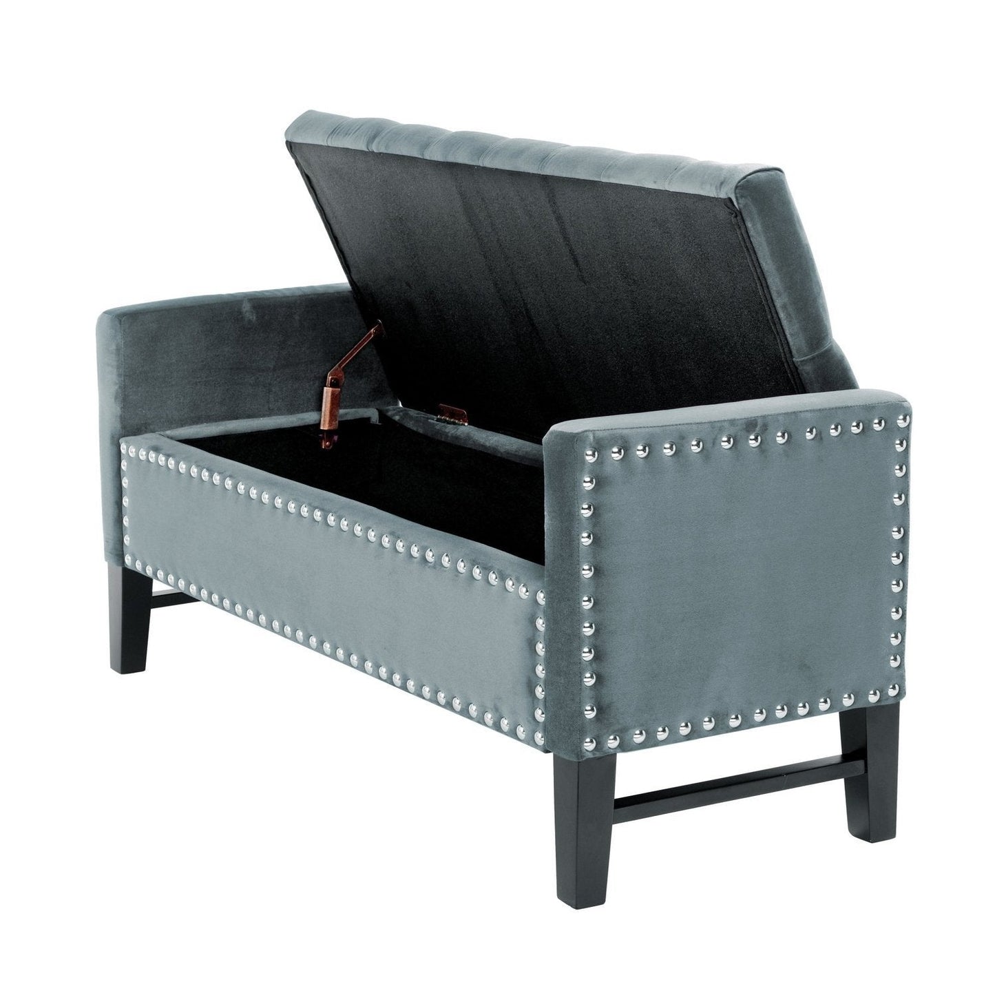 Columbus Velvet Storage Bench