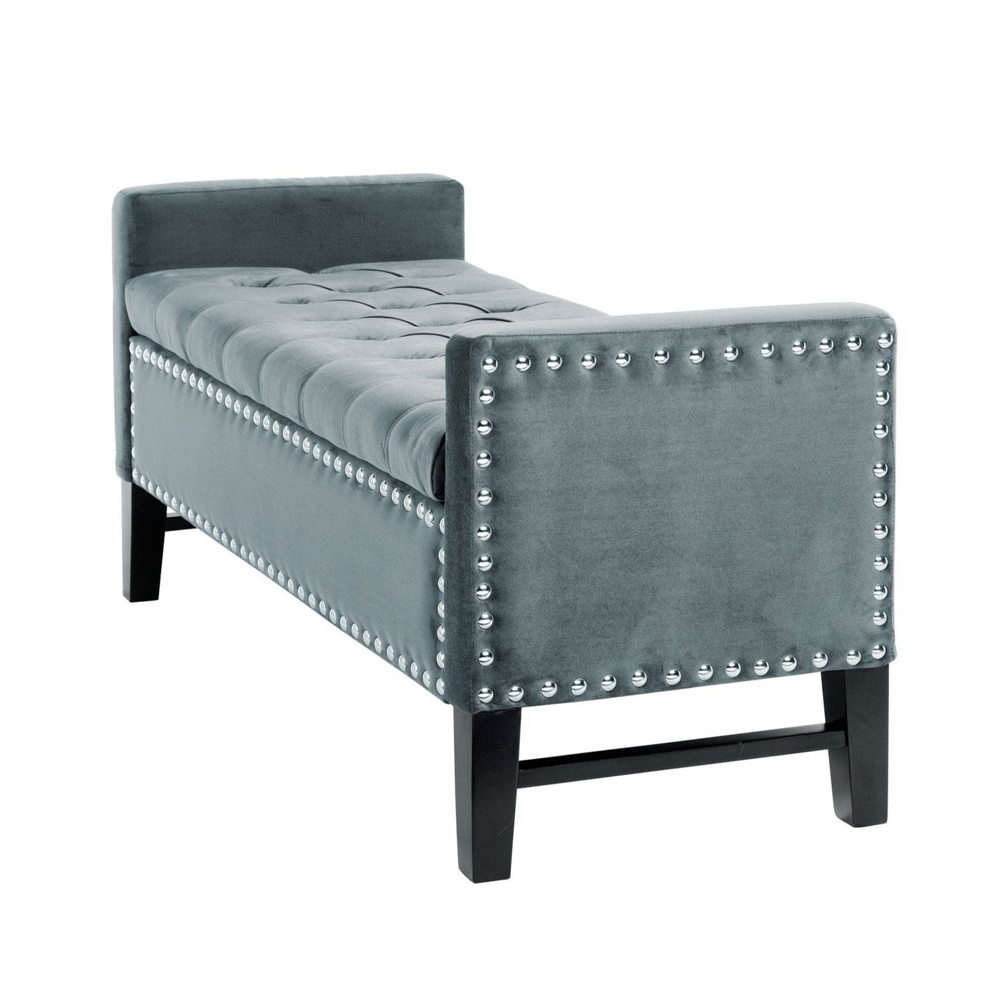 Columbus Velvet Storage Bench