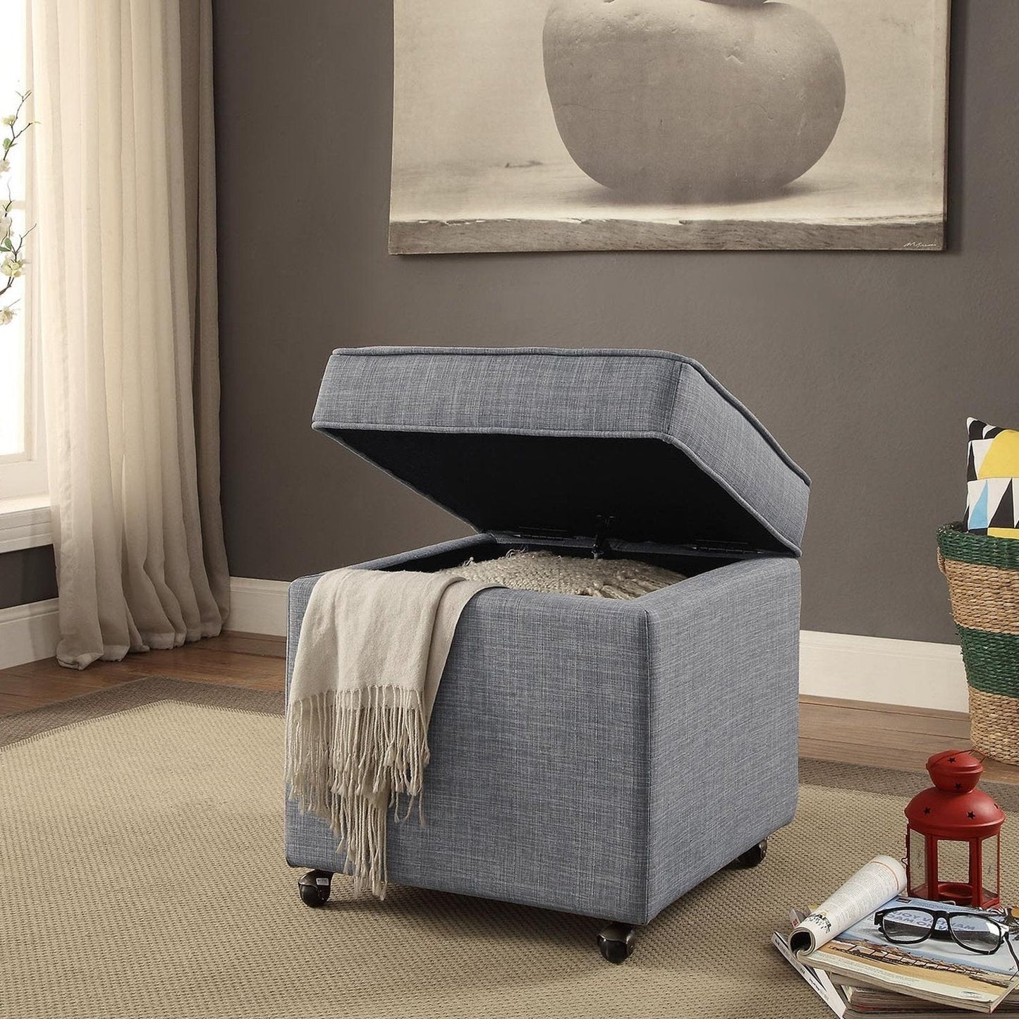 Harrison Storage Cube Ottoman