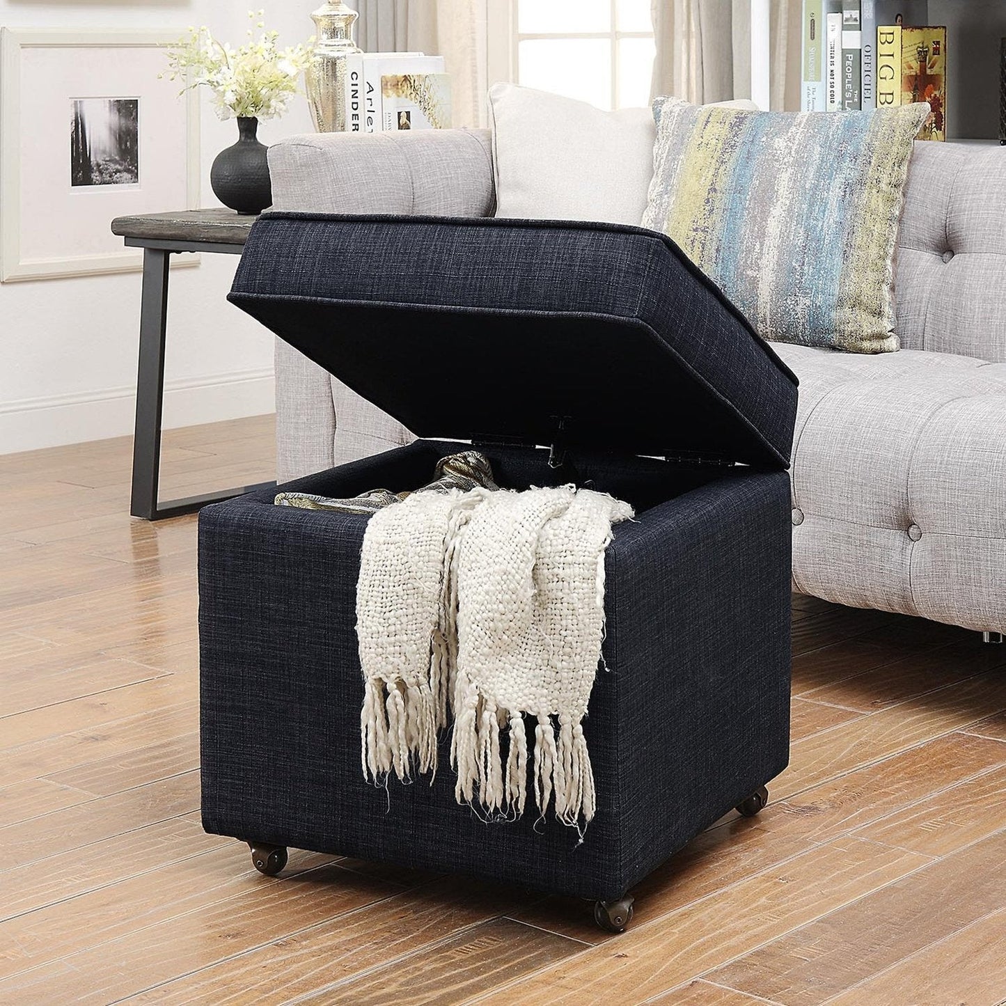 Harrison Storage Cube Ottoman