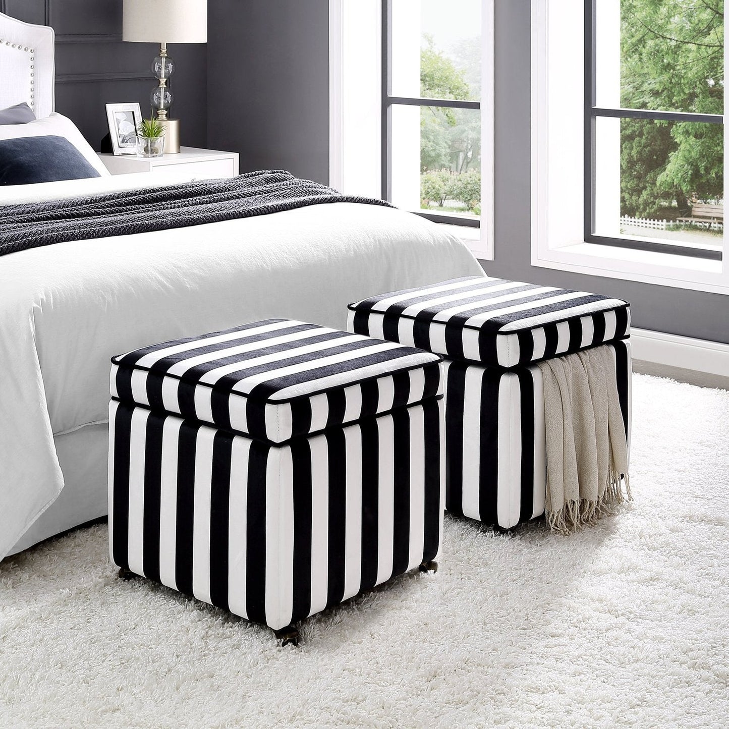 Harrison Storage Cube Ottoman