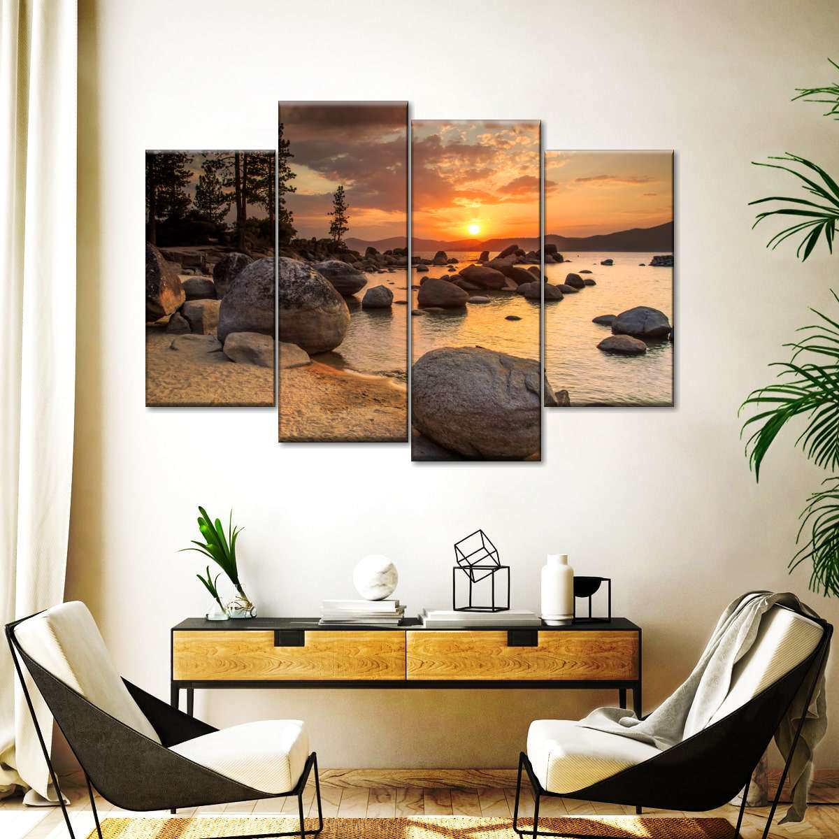 Lake Tahoe Twilight Wall Art