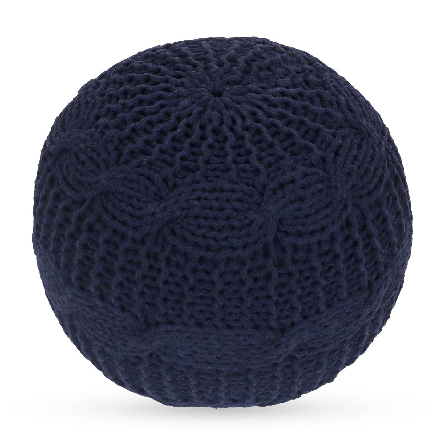 Samiyah Hand Knitted Pouf