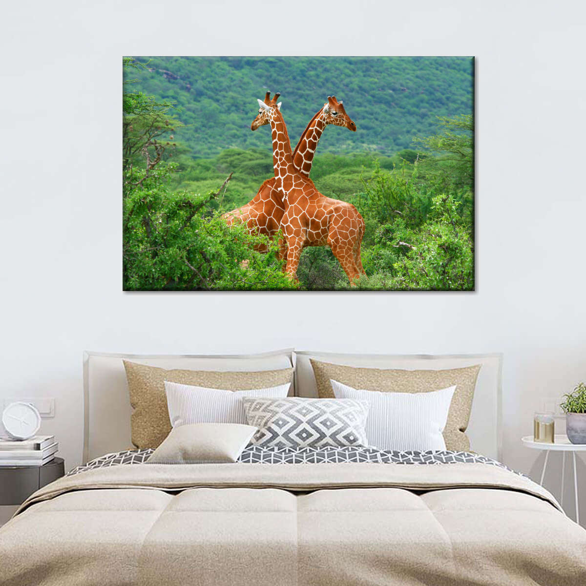 Giraffe Love Wall Art