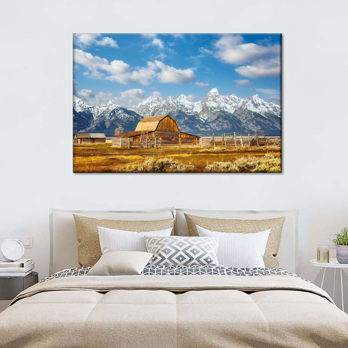 Teton Range Moulton Barn Wall Art