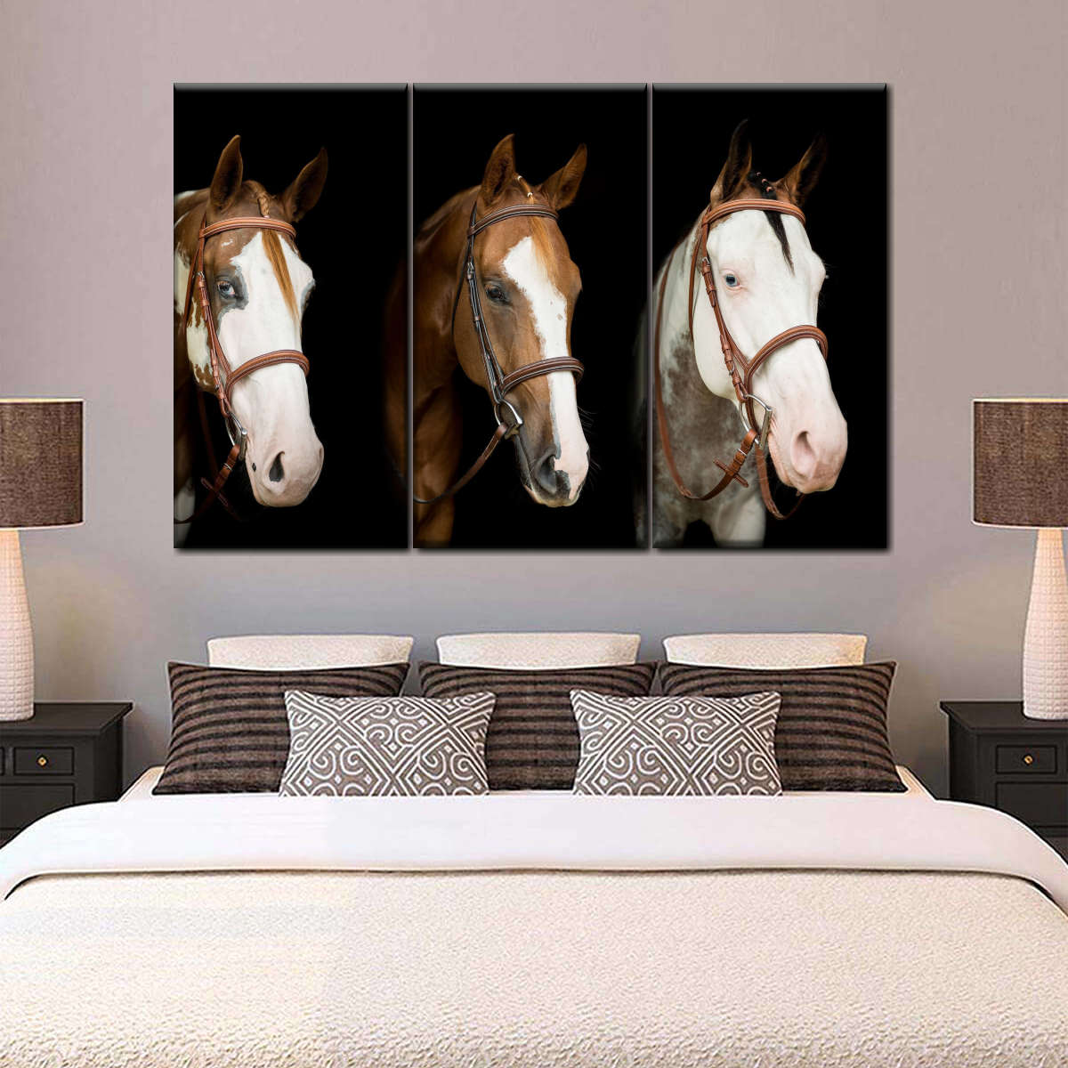 American Paint Horses Wall Art