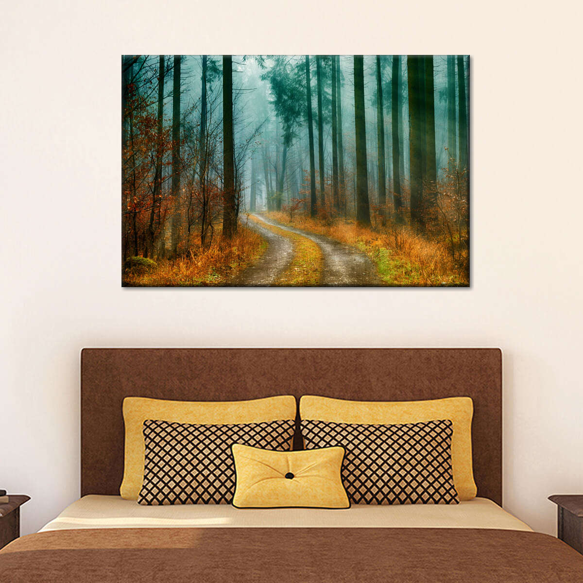 Autumn Forest Pathway Wall Art