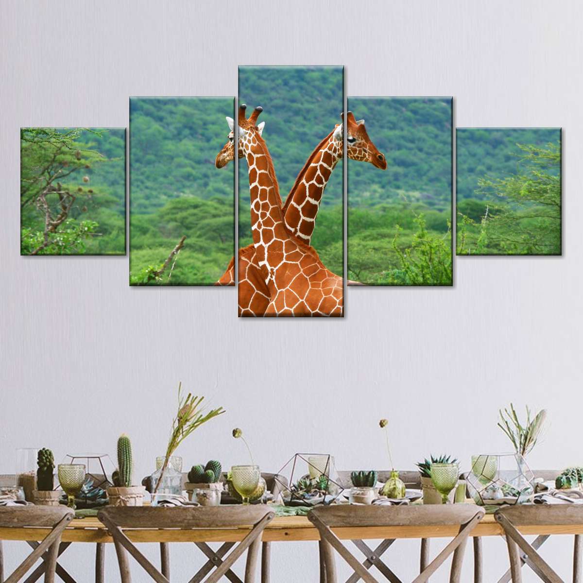 Giraffe Love Wall Art