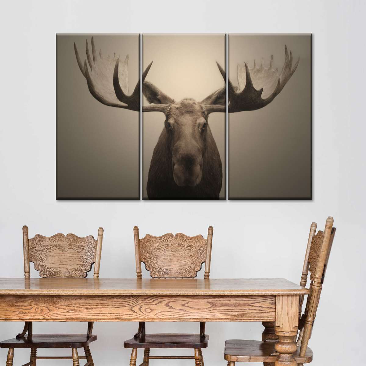 Moose Portrait Wall Art