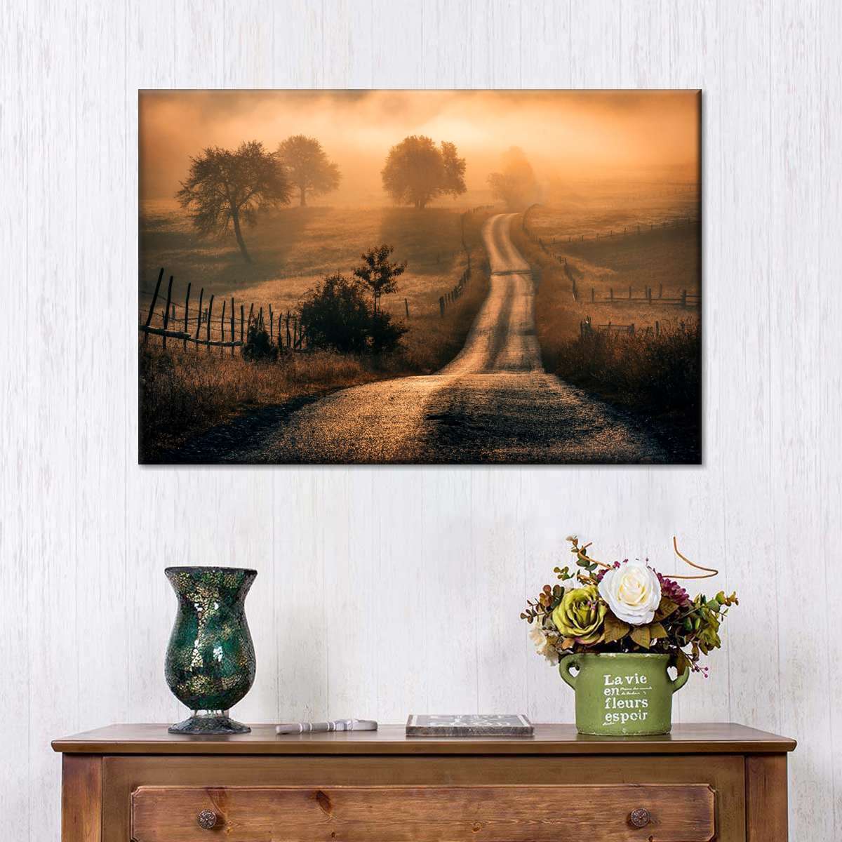 Field Of Fog Wall Art