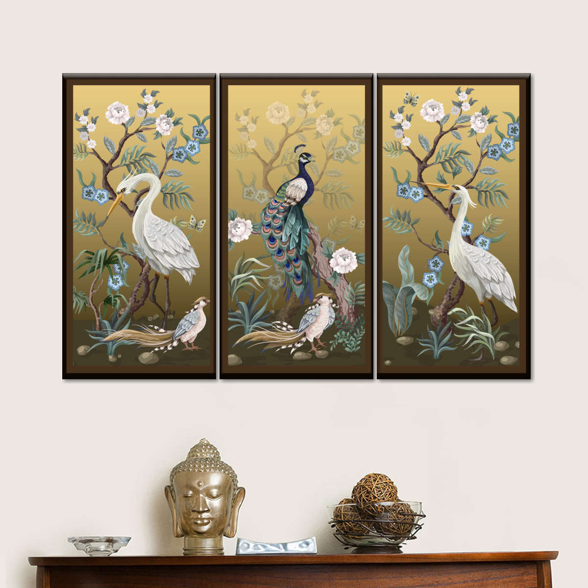 Elegant Birds Wall Art