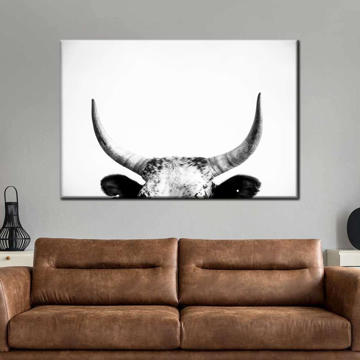 Cow Horns Wall Art