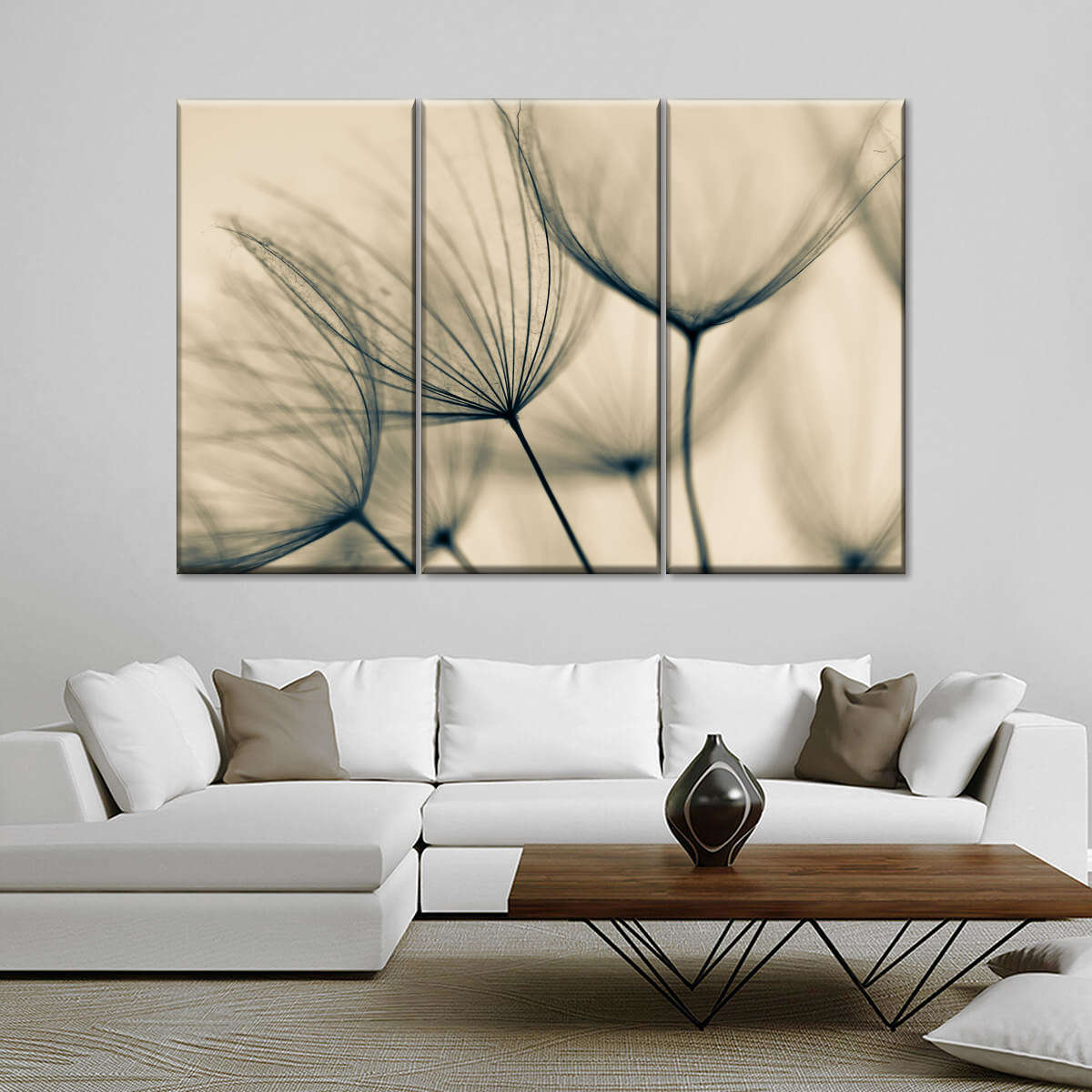 Dandelion Flower Seeds Wall Art