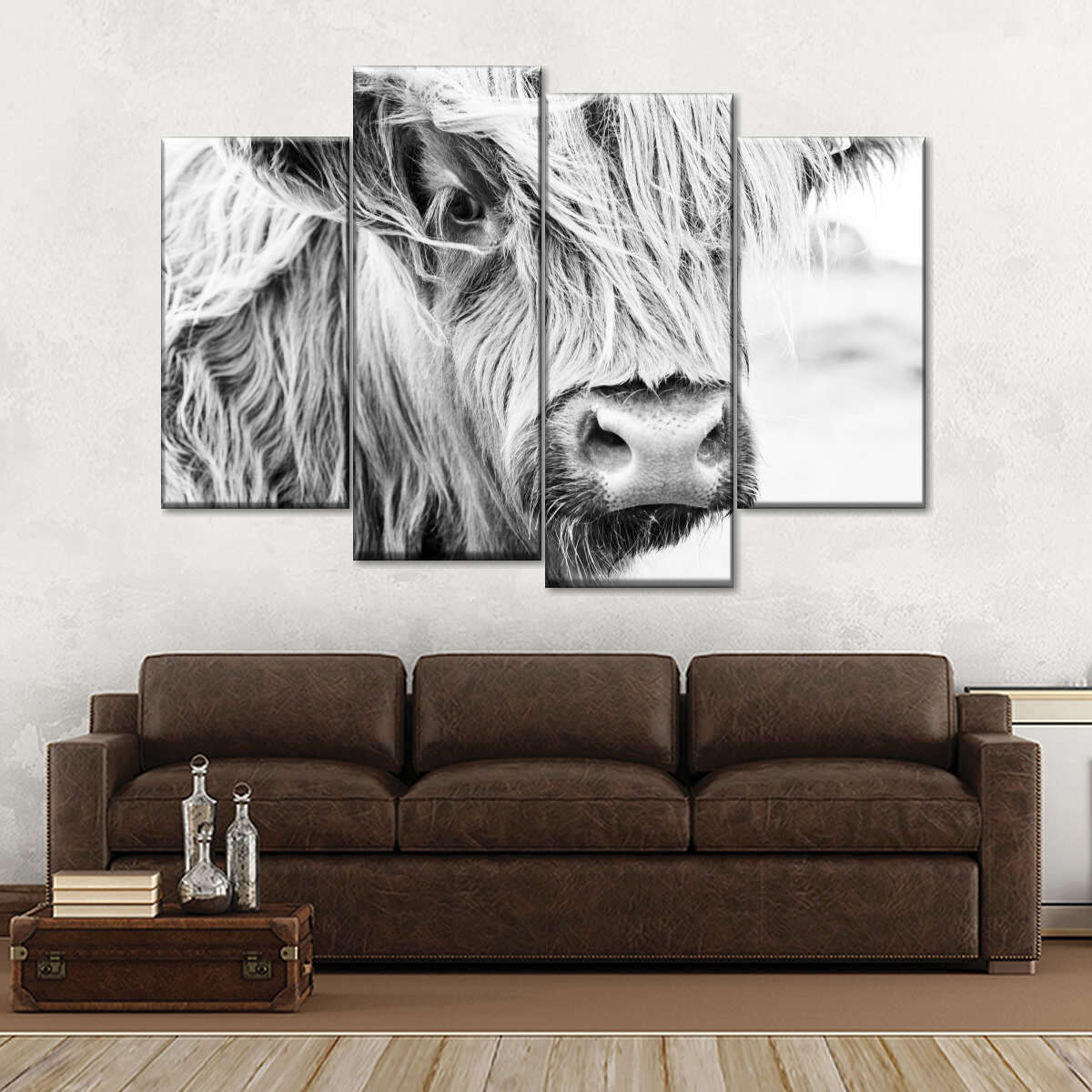 Long Haired Cow Wall Art