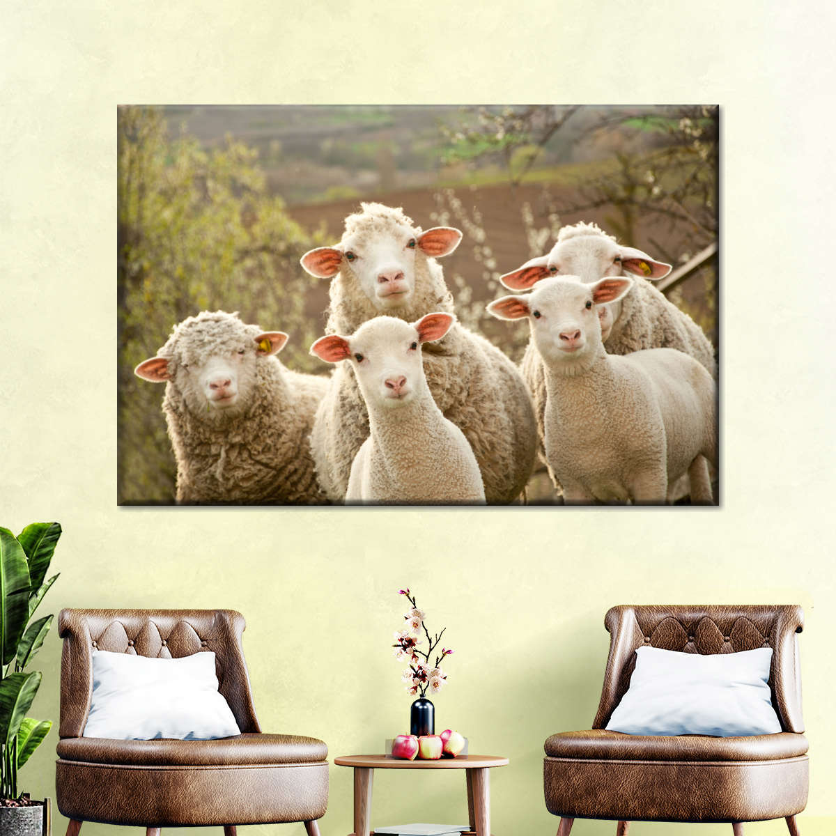 Stunned Sheep Wall Art