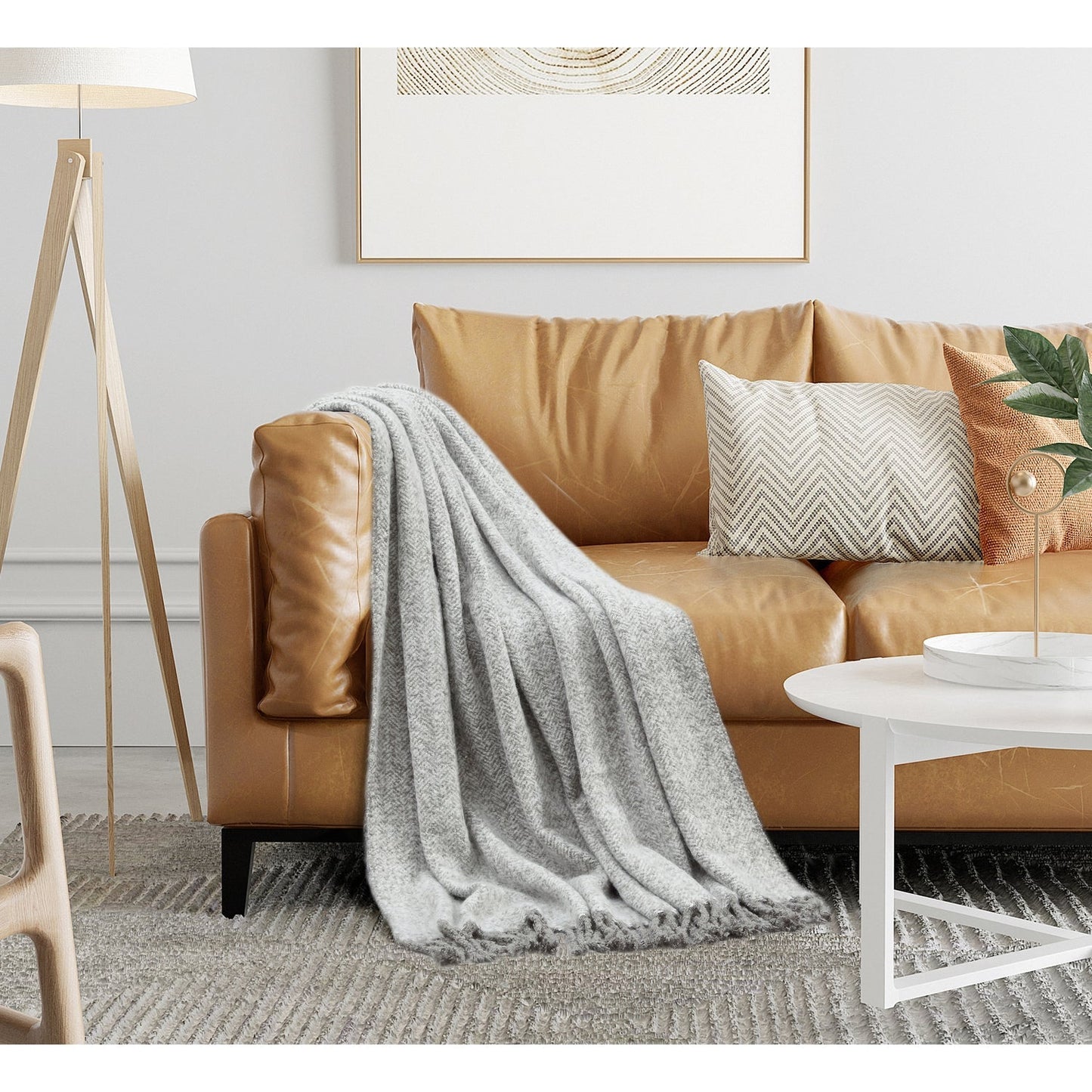 Samara Faux Mohair Throw