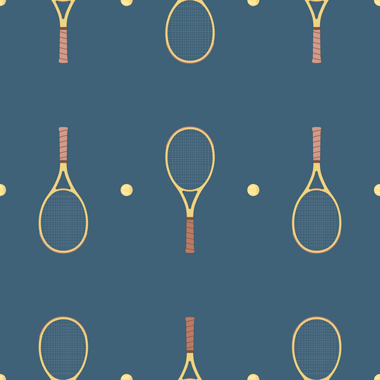 Tennis Dark Blue Wallpaper