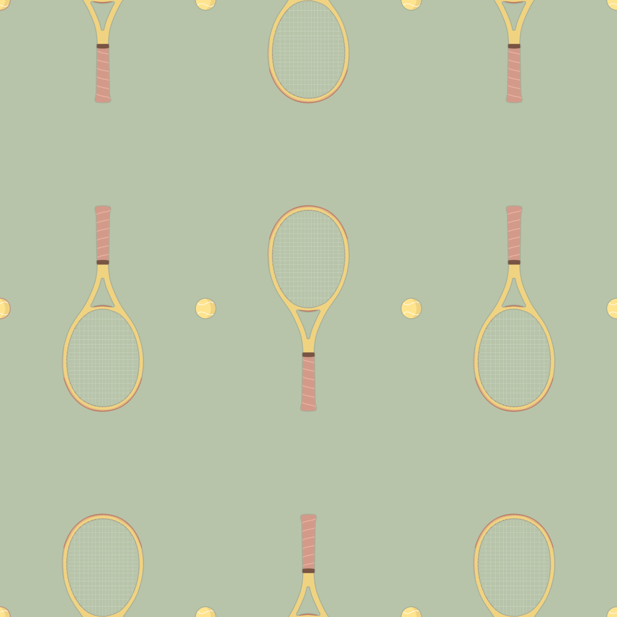 Tennis Light Green Wallpaper