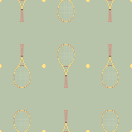 Tennis Light Green Wallpaper