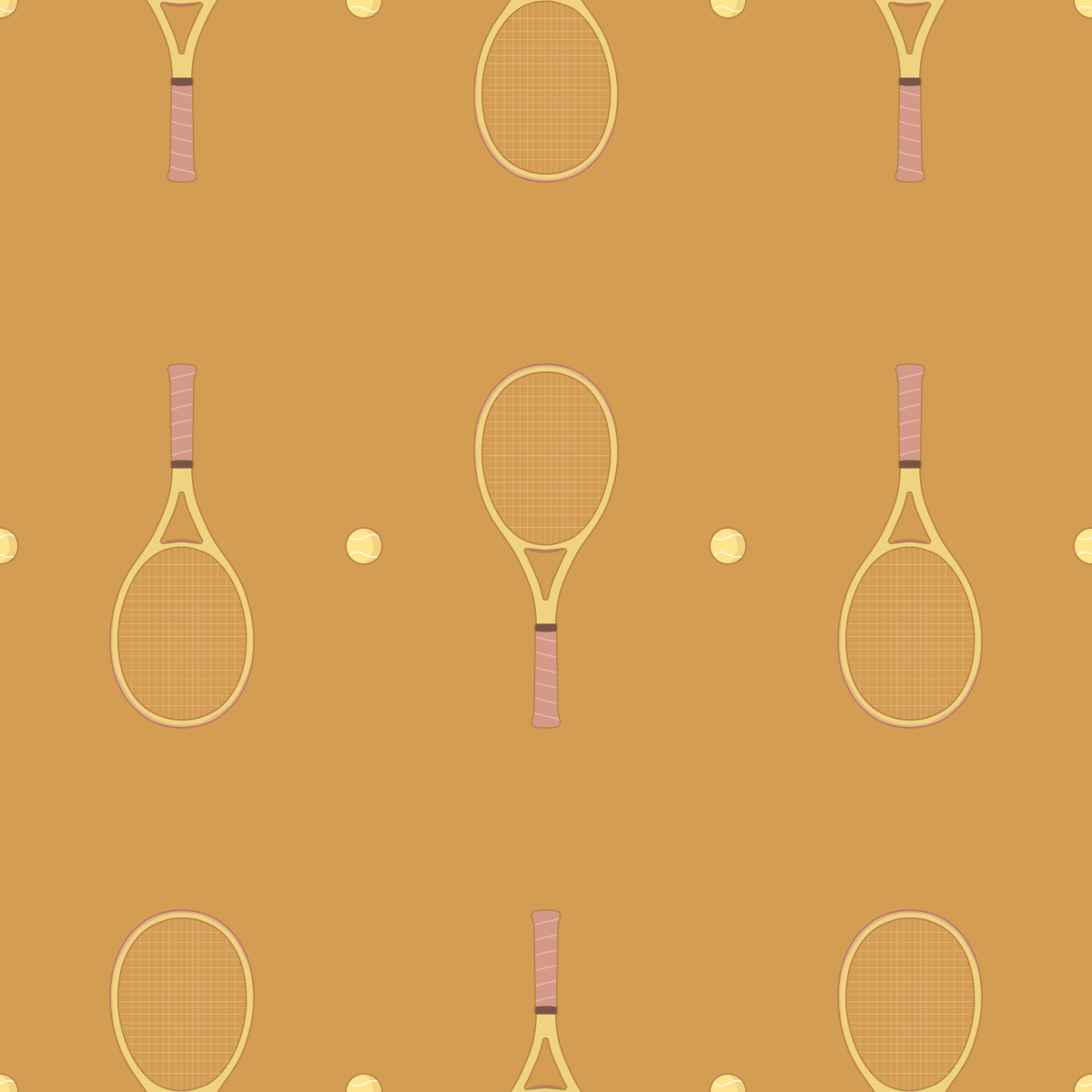 Tennis Rust Orange Wallpaper