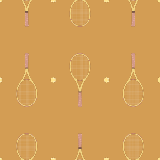 Tennis Rust Orange Wallpaper