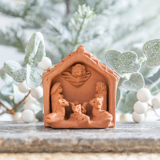 Terracotta Stable Nativity