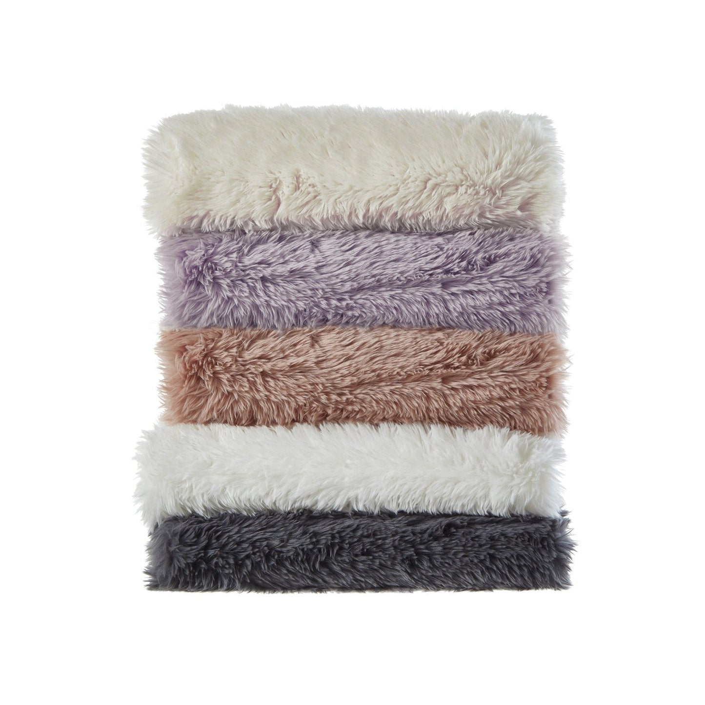 Mir Faux Lamb Fur Throw