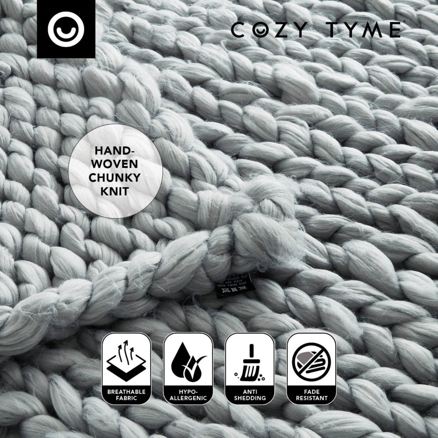 Yanis Chunky Knit Throw