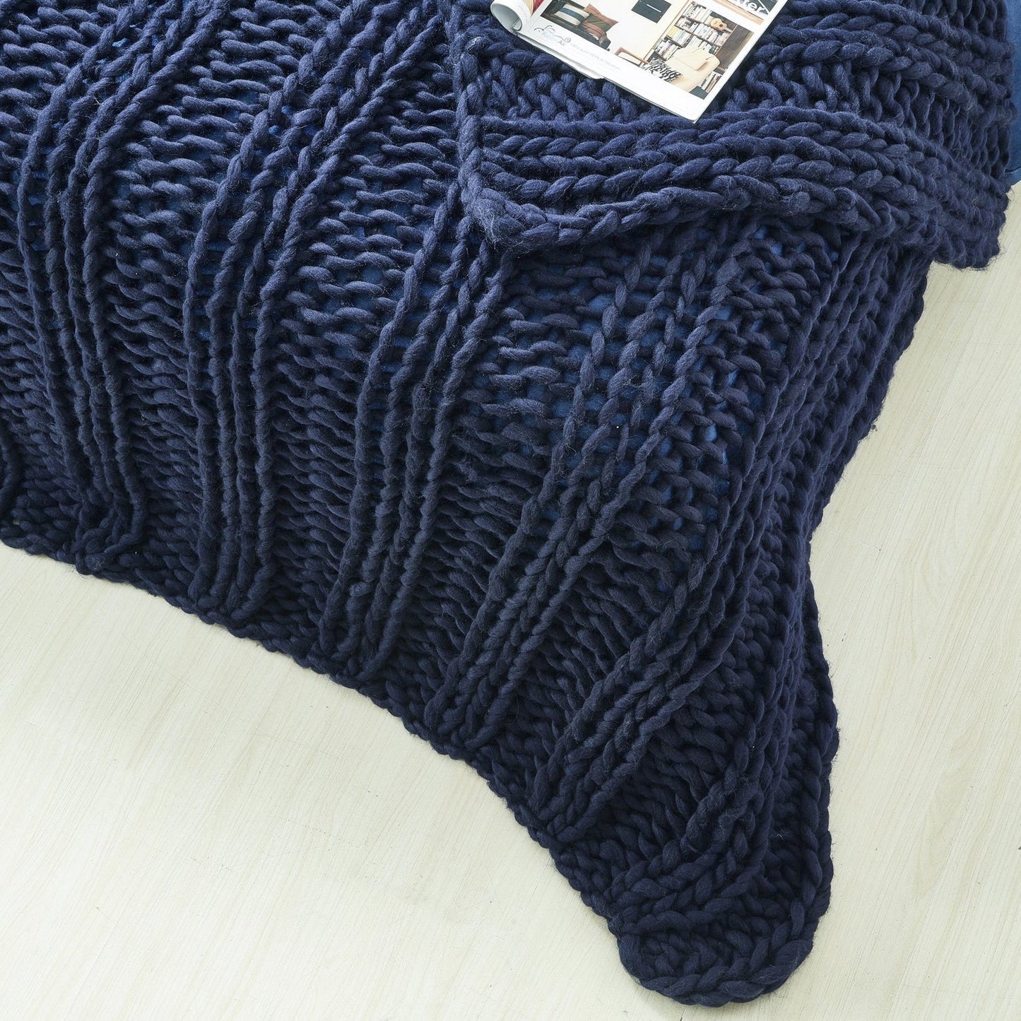 Yolly Channel Knit Throw