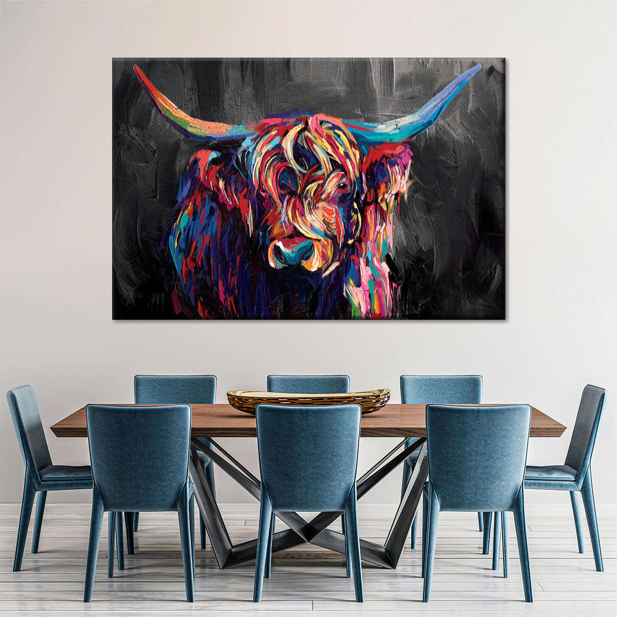 Highland Cow Acrylic Wall Art