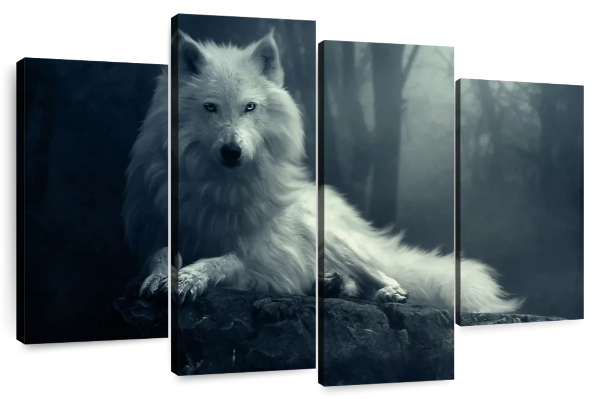 Simple Wolf Wall Art