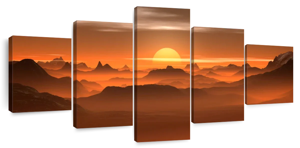 Gorgeous View Of Sunset Wall Art