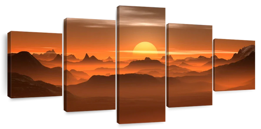 Gorgeous View Of Sunset Wall Art