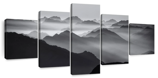 Andes Mountains In Mist Wall Art