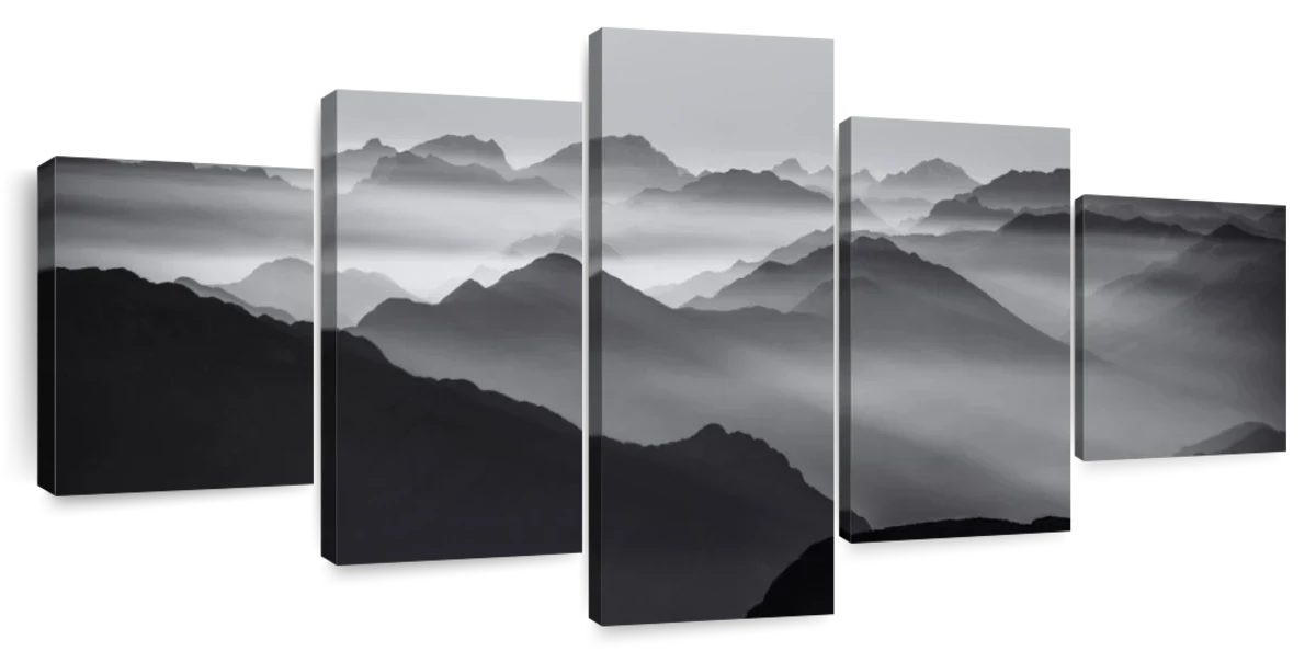 Andes Mountains In Mist Wall Art