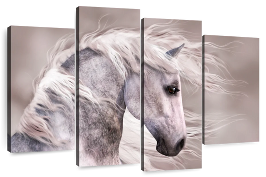 Arabian Dapple Grey Horse Wall Art