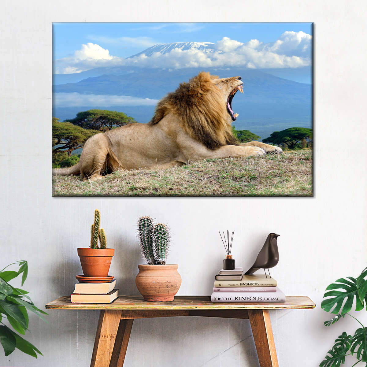 Roaring Safari Lion Wall Art