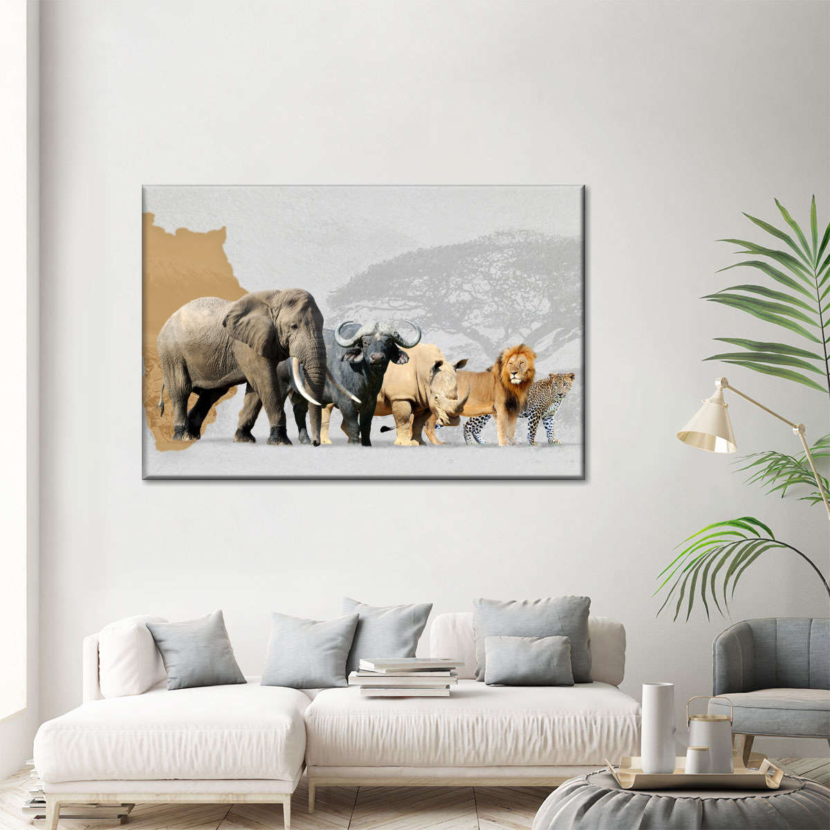 Iconic Safari Animals Wall Art