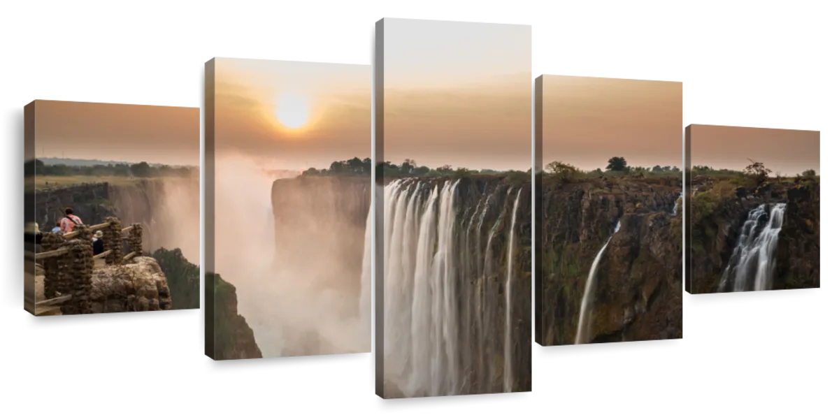 Victoria Falls Sunset Wall Art