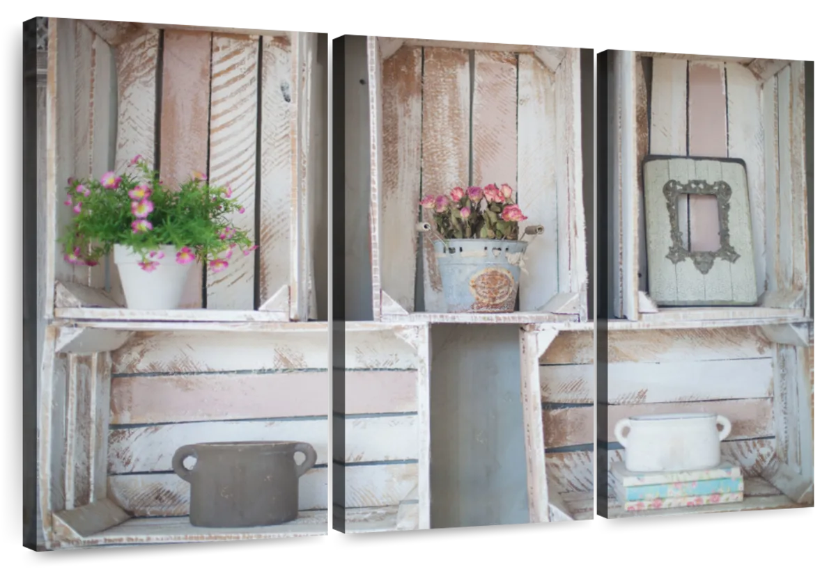 Crate Decor Roses Wall Art