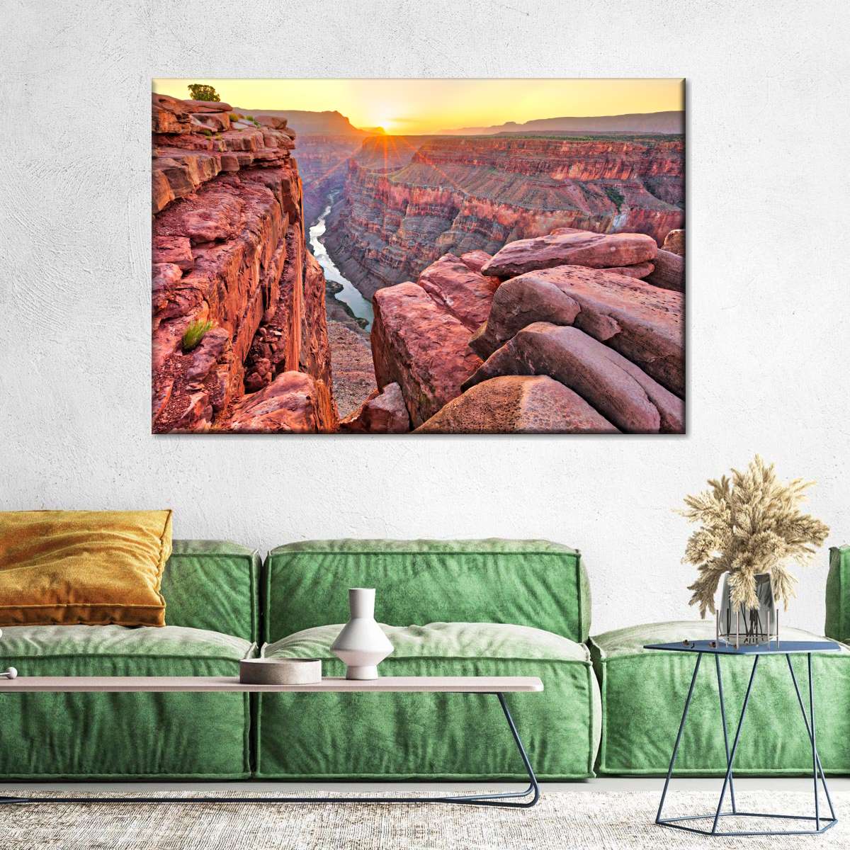 Sunrise Over Grand Canyon Wall Art