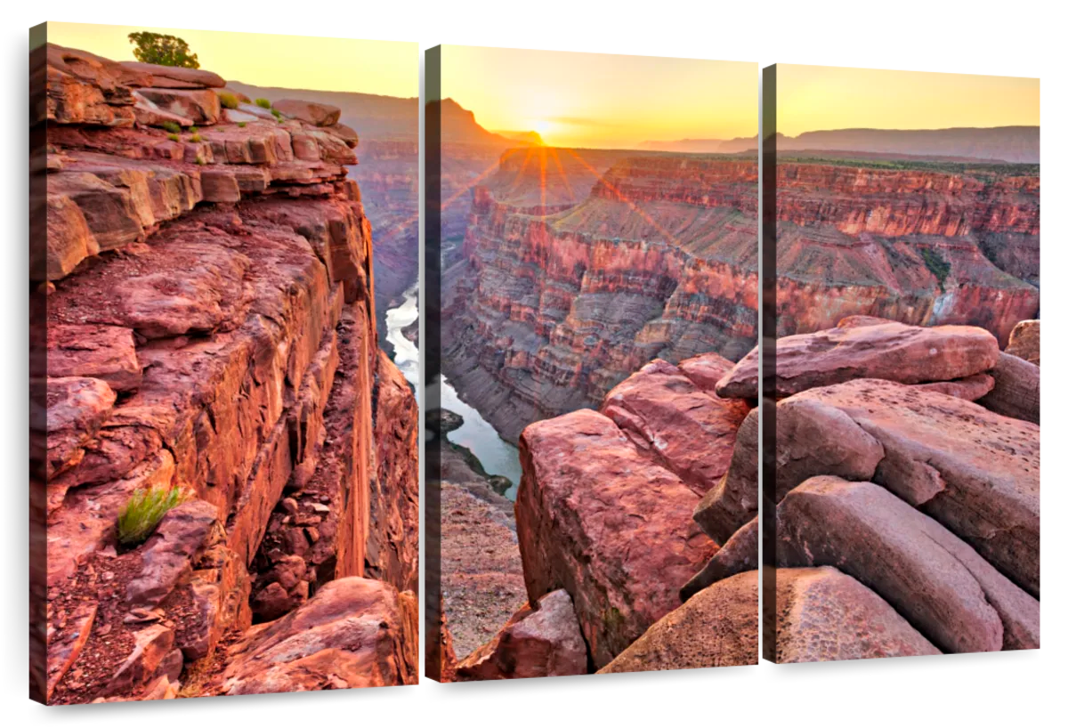 Sunrise Over Grand Canyon Wall Art