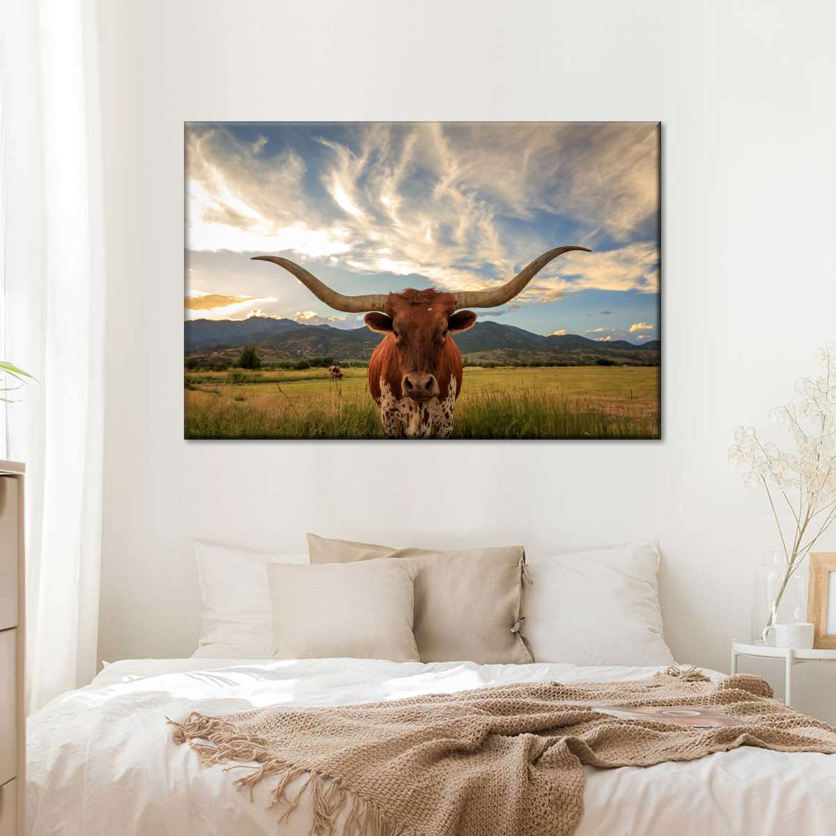 Mighty Longhorn Wall Art