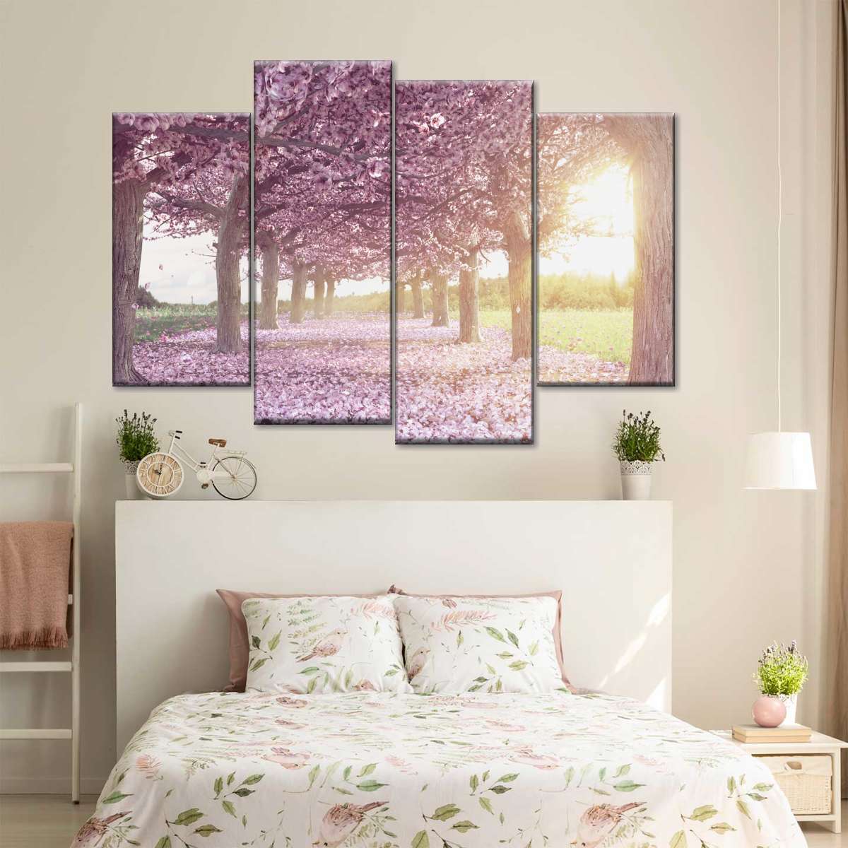 Cherry Blossom Morning Wall Art