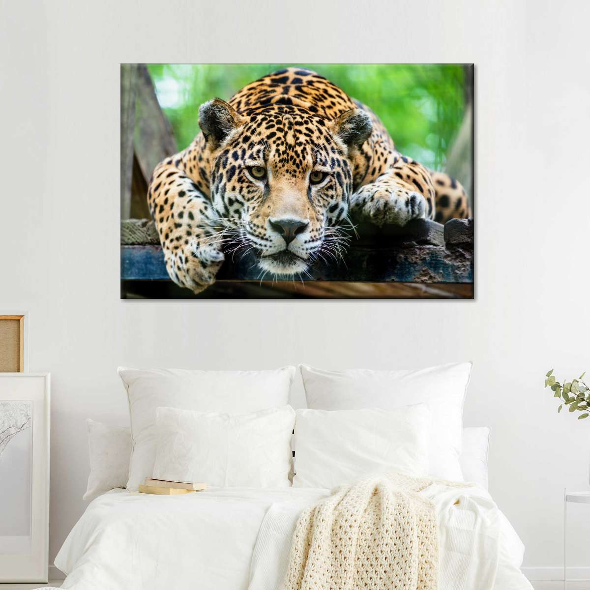 Lazy Leopard Wall Art