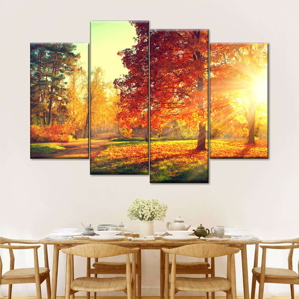 Autumn Sunset Wall Art