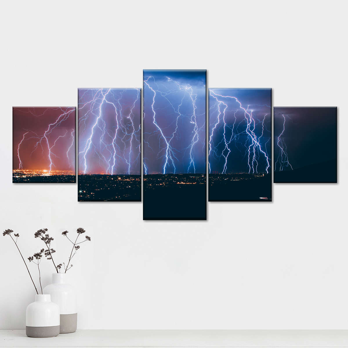 Lightning Strikes Wall Art